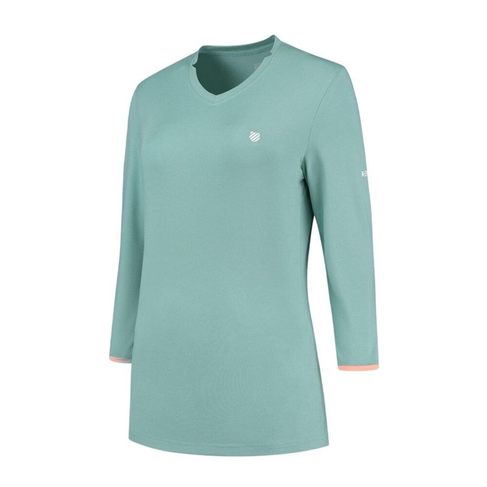 K-Swiss Womens/Ladies Hypercourt Logo Regular T-Shirt / Blue